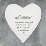 Porcelain Coaster | Wish You Lived Nearer Porcelain Coaster | Wish You Lived Nearer